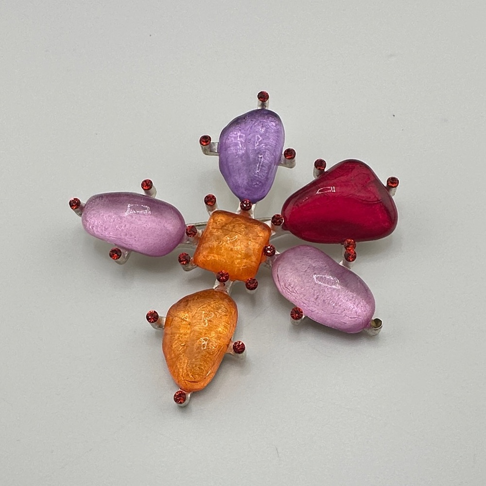 Cecile ET Jeanne Paris Multi colored Brooch